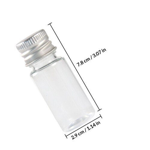 5Pièces Flacons Vides Pour Plastique Transparent 1