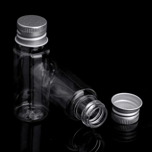 5Pièces Flacons Vides Pour Plastique Transparent 2
