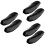 6Pièces Couvre-Selle Électrique Cuir Noir Doux Et Stable 5