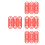 240Pièces Anneaux Rouges Pour Jeu De Lancer 4