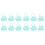 12Pièces Panier Égouttoir Bleu Pour Éponge Cuisine Ajustable 2