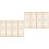 8Pièces Écran Décor Miniature Bois Beige Pour Maison De 3