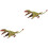 2St Realistisch Pterodactyl Model Groene Dinosaurier Decoratie 2