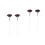 4Pièces Pinceaux Facial Femmes Usage Compact 4