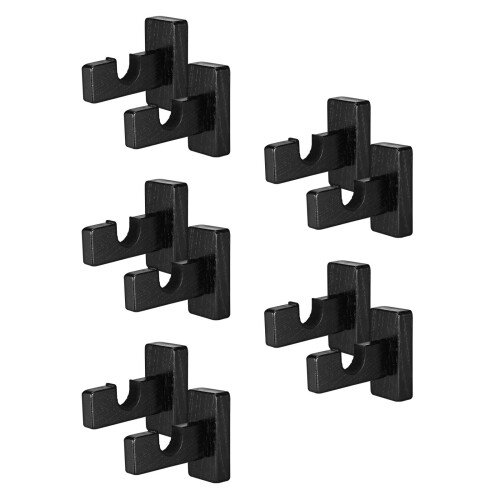 5Paires Suspendu Bâtons Hockey Support Mural Compact 1