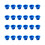 24Pièces Bouchons Silicone Ajustables Bleu Pour Évier Salle De Bain 5