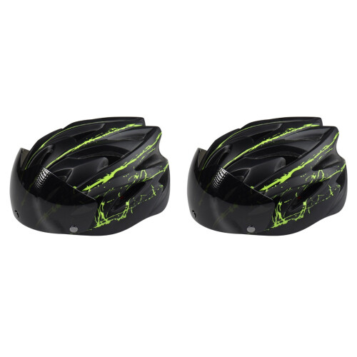 2Pièces Casque Noir Ajustable Avec Lunettes Magnetiques 1