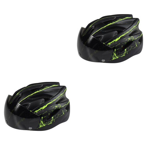2Pièces Casque Noir Ajustable Avec Lunettes Magnetiques 2