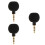3Pièces Microphones À Main Durables Pour Chants Et 8
