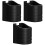 3Pièces Support ABS Noir Durable 2