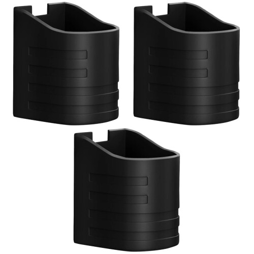 3Pièces Support ABS Noir Durable 1