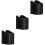 3Pièces Support ABS Noir Durable 4