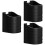 3Pièces Support ABS Noir Durable 5