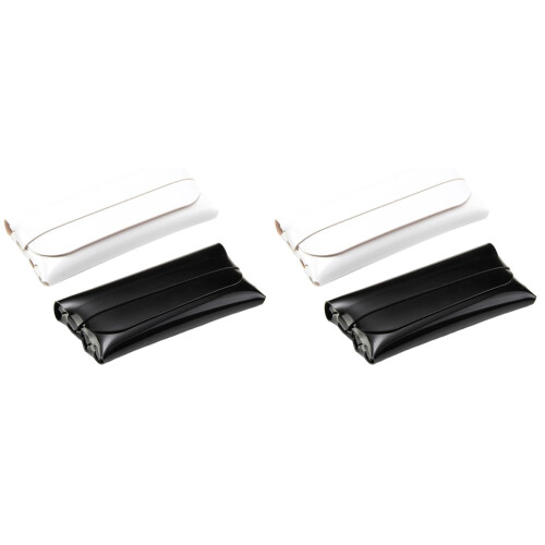 4Pièces Étuis Lunettes Cuir Mixte Rangement Facile 1
