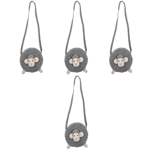 4Pièces -Monnaie Coton Sac Petites Change Bag 1