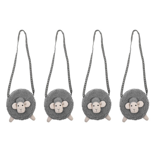 4Pièces -Monnaie Coton Sac Petites Change Bag 2