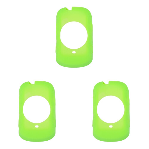 3Pièces Couvre-GPS Silicone Vert Résistant Et Souple 1