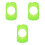 3Pièces Couvre-GPS Silicone Vert Résistant Et Souple 3