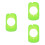 3Pièces Couvre-GPS Silicone Vert Résistant Et Souple 6
