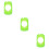 3Pièces Couvre-GPS Silicone Vert Résistant Et Souple 9