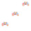 3St Kinder Hoofdband Zeemeermin Met En Versiering Multi 4