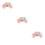 3St Kinder Hoofdband Zeemeermin Met En Versiering Multi 8