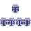 5St Duurzame ABS Ventieldoppen Kruis 4