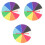 3Ensembles Roue De Tirage Colorée Petite Et Pour Soirée Fun 2