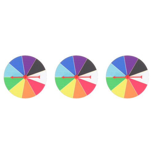 3Ensembles Roue De Tirage Colorée Petite Et Pour Soirée Fun 2