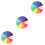 3Ensembles Roue De Tirage Colorée Petite Et Pour Soirée Fun 4