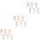 18Ensembles Pendules Décoratives En Bois DIY Pour Enfants Beige 4