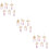 18Ensembles Pendules Décoratives En Bois DIY Pour Enfants Beige 5