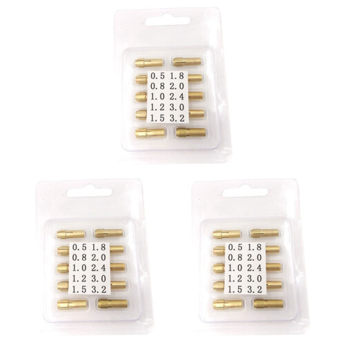 60Pièces Collets En Laiton Pour Outils Rotatifs Usage Polyvalent 2