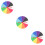 3Ensembles Roue De Tirage Colorée Petite Et Pour Soirée Fun 8