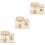 3Pièces Maison Beige En Bois Et Décorative 5