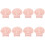 8Pièces Serviette Séchage Rapide Corail Rose Douce 2