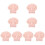 8Pièces Serviette Séchage Rapide Corail Rose Douce 3