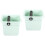2Pièces Accessoire Café Knock Box En Vert Clair 3