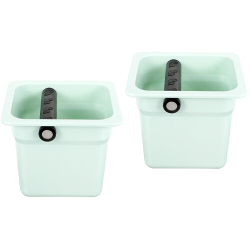 2Pièces Accessoire Café Knock Box En Vert Clair 2