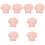 8Pièces Serviette Séchage Rapide Corail Rose Douce 4