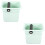 2Pièces Accessoire Café Knock Box En Vert Clair 5
