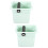 2Pièces Accessoire Café Knock Box En Vert Clair 6