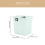2Pièces Accessoire Café Knock Box En Vert Clair 7