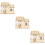 3Pièces Maison Beige En Bois Et Décorative 6