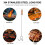 Double Crochet Acier Manche Bois Pour Barbecue Camping 4