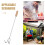 Double Crochet Acier Manche Bois Pour Barbecue Camping 6