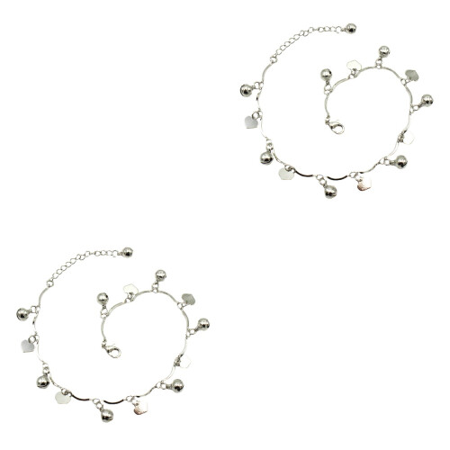 2Pièces Bracelet De Argent Design Style 2