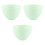3Pièces Bols Polyvalents Vert Silicone, Mélange Et Conservation 2