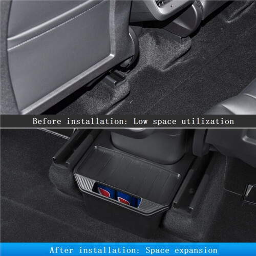 Car Trash Can Rear Center Console Storage Box Umbrella Storage Box Interior Accessories, Suitable for Model 3/Y 2