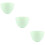3Pièces Bols Polyvalents Vert Silicone, Mélange Et Conservation 8